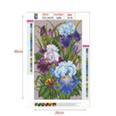 4 Pack Morning Glory DIY 5D Diamond Painting Full Drill Cross Stitch Home Decor
