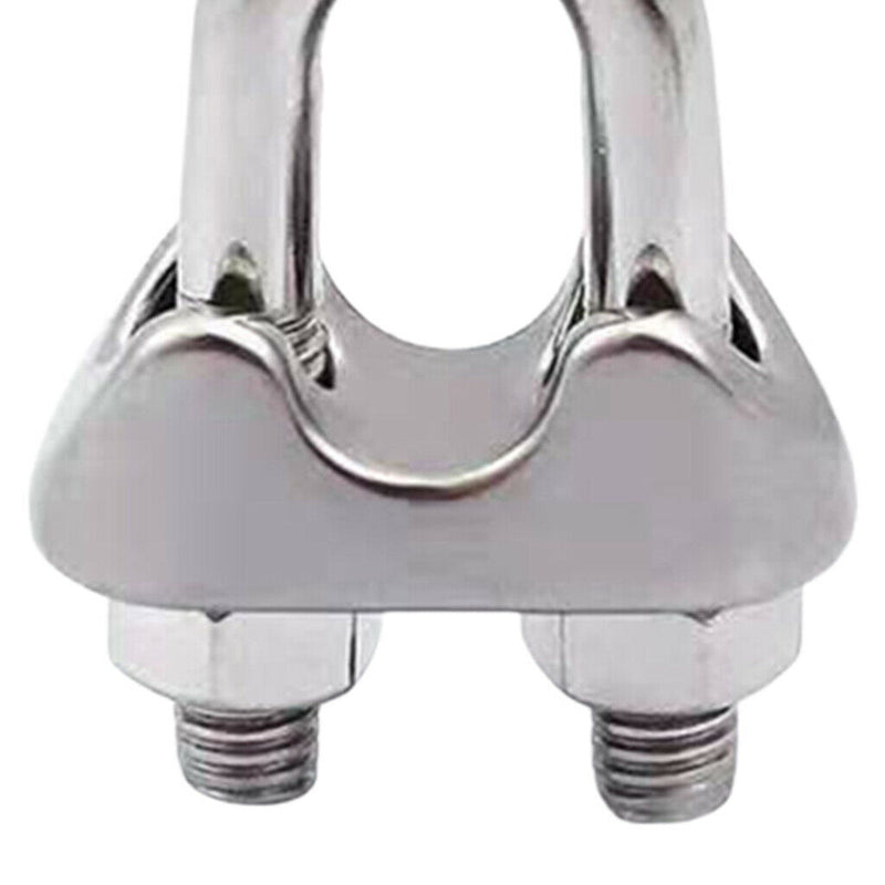 Brand New Stainless Steel 13MM Strong Wire Rope Clip Clamp U Bolt Fastener