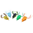 5pcs Soft Frog Fishing Lures Lifelike Bionic Baits Fishing Tackle 5.5cm/11g