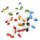 30x Ladybug Orchid Clips Plant Stem Stalks Vines Grow