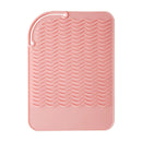 Hair Straightener Heat-resistant Hair Irons Styling Tools Safety Mat Pink