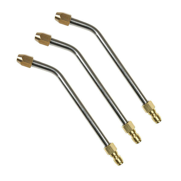 3PCS 1/4inch METAL WATER JET POWER WASHER PRESSURE NOZZLE LANCE FOR WATER SPRAYE