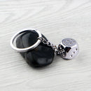 Creative Motorcycle Alloy Metal Dice Keyfob Keyring Keychain Key Chain Ring New