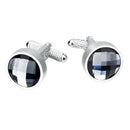 Luxury Round Crystal Cufflinks Men's Luxury Gifts Shiny Wedding Cufflinks