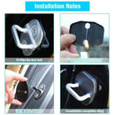 Door Lock Covers Protection Trim for Jeep Wrangler JK JKU Grand Cherokee Ch