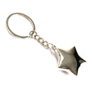 Star-shaped Ruder Compass Pendant Keychain Outdoor Camping Key Ring Gift