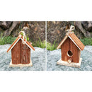Gifts & Decor Rustic Wooden Bird House Creative Hanging Art Garden Ornament
