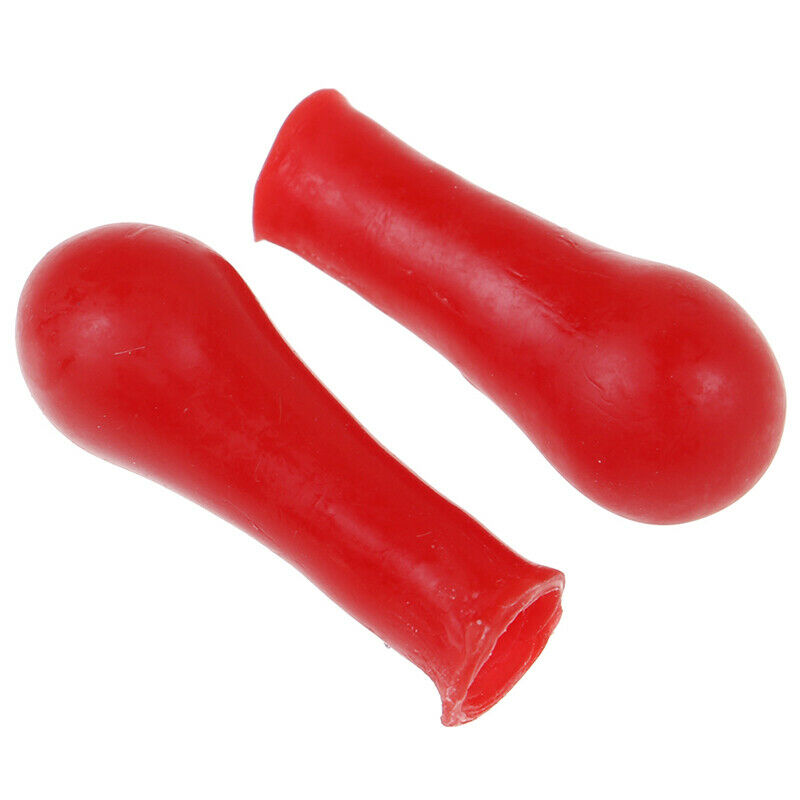 10Pcs Dropper Red Rubber Bulb Head Dropping Bottle Insert Pipette Lab Supplie Ew