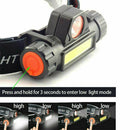 USB Rechargeable LED Headlamp Headlight Head Lamp Torch Flashlight Waterproof AU