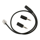 RJ9 To 3.5mm Professional Female Data Cable Converter 11.8 Inch Universal