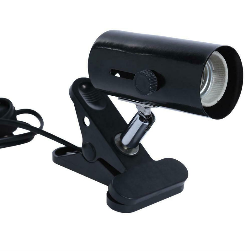 300W Metal Ceramic Heat UV UVB Lamp Light Holder Clamp Brooder Reptile US SN9F