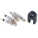 4Pcs Detachable valve core replacement for french air pump valve ME