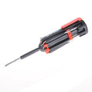8 in 1 Multi Portable Screwdriver With 6 LED Torch Tools Light Up Flashlight"SME