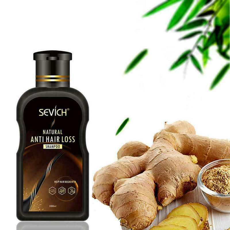 1PC 200ml Ginger Hair Shampoo Natural Hair Loss Growth Care Hair Hair Q1B0