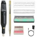 54Pcs Electric Micro Engraver Pen Mini Grinder Set DIY Engraving Tools Kit Metal