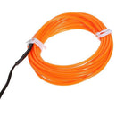 2M Orange Flash Flexible Neon Light Glow El Strip Tube Wire Rope+Battery Ca