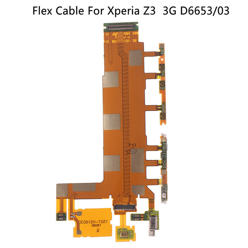 1Pc For Xperia Z3 3G D6653/03 volume buttons microphone power flex ca IO BX