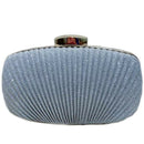 Fashion Women Ruched Clutch Evening Bag Ladies Party Wedding Bride Wallet D