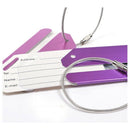 7pcs Metal Luggage Tag Suitcase Bag Travel Labels Accessories R9H6