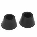 20PCS Black Chair Couch Table Rubber Furniture Leg End Caps 16mm Dia Y3U4
