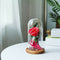 Birthday Gift Beauty And The Beast Red Rose With Fallen Petals In A Glass D S9L4