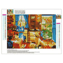 5D DIY Full Drill Diamond Painting Happy Family Cross Stitch Embroidery Kit