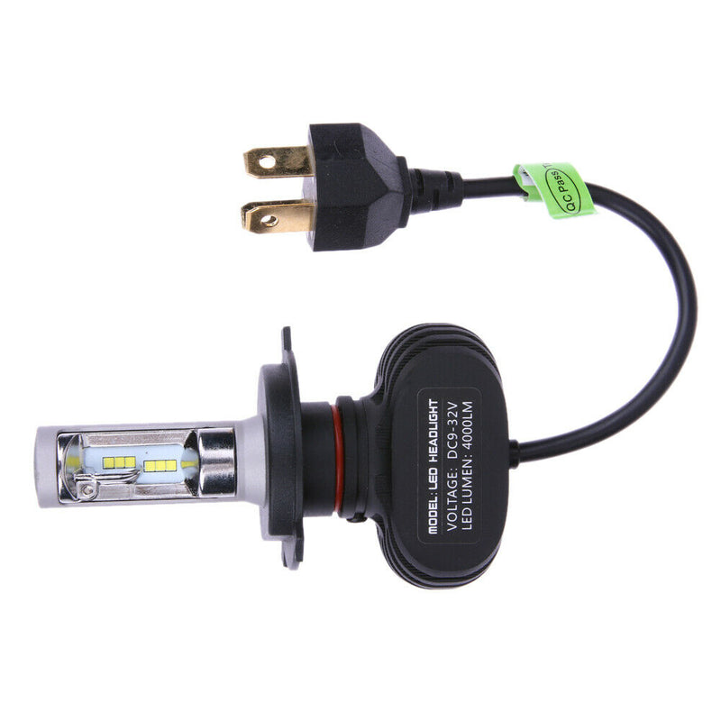 2pcs H4 50W Car LED Headlamp Vehicle Driving Headlight Front Fog Light Bulb