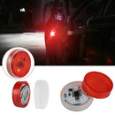 2Pcs Practical Red Bulb Door Safely Open Wireless Car Warning Light LED Fla G2S6