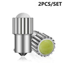2x 1156 COB LED Bulb BA15S 6000K White Super Bright Tail Brake Reverse Light J7