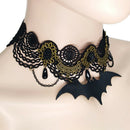 Steampunk Gothic Bat Collar Lace Choker Pendant Necklace Charm Jewelry Gift AME