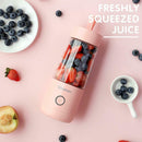 350ml Smart USB Juice Cup Portable Blender Smoothie Juice Machine (Pink) A
