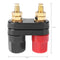 1Pc Amplifier Binding Post Speaker Banana Plug Jack Couple Terminals + Connector