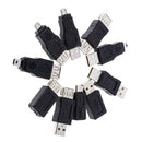 10pcs OTG 5pin F/M Changer Adapter Converter USB Male to Female Micro USB