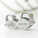 Stamps Jewelry Magnifier Twin Lens Foldable Loupe Magnifying Glass Handheld
