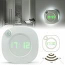 LED Digital Time Wall Clock With PIR Motion Sensor Night Light Home Lamp Decors