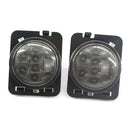 1Pair For Jeep Wrangler JK 2007-2017 LED Car Turn Signal Side Light Smoked Lens