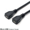 Micro USB Female To Female Extension Extender Data Sync Charging Cable Adapte 3C
