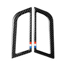 For Ford Mustang 2015-2017 Carbon Fiber Dashboard A/C Air Vent Frame Trim 1 Pair