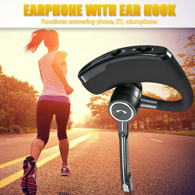 V8S Bluetooth Earphones Business Wireless Handsfree Headset with Mic for Driver