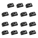 15pc Black Nylon Kayak Canoe Boat Fairlead Deck Line Guide Fitting Accessory