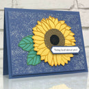 Sunflower Metal Cutting Dies Stamp for DIY Scrapbook Embossing Craft (A)