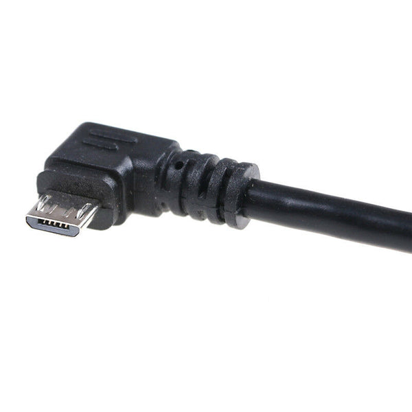 20cm Short Right Angle 90Â° 2A Micro USB Quick Charger Charging Sync Data Cabl Z