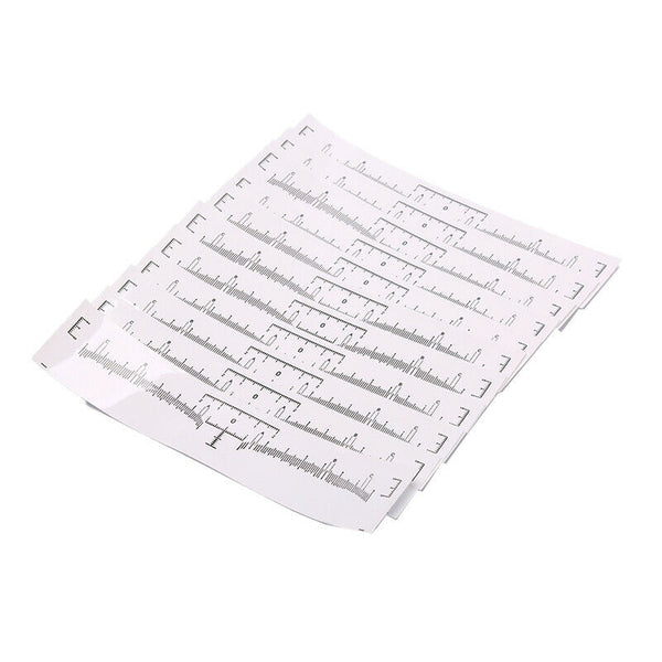 Durable Tattoo Eyebrow Rules Eyebrow Makeup Tool Card Arc Eyebrow RulerS Ew