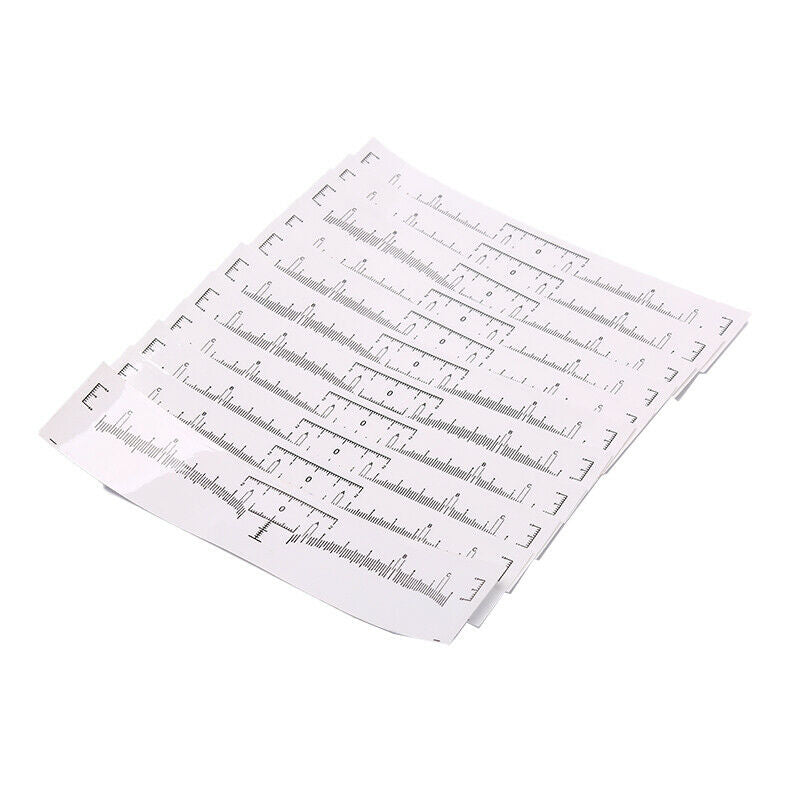 Durable Tattoo Eyebrow Rules Eyebrow Makeup Tool Card Arc Eyebrow RulerS Ew