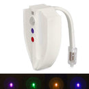 Bathroom Toilet Seat Light LED PIR Motion Sensor 8 Colors Toilet Night Lamp