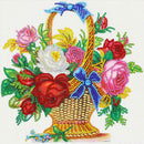 5D DIY Special Shaped Diamond Painting Flower Basket Cross Stitch Craft Kit
