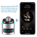 Car Bluetooth FM Transmitter TF Card Dual USB Adapter MP3 Player Noise Reduction
