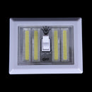4* COB LED Light Switch Wall Night Lights Battery Operated Closet LampBDlj