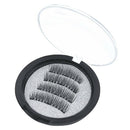 4x Magnetic Eyelashes Handmade Reusable Triple Magnet False Eye Lashes Extension
