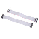 5Pcs 20-Pin IDC Flat Ribbon DATA Cable 20CM 2.54MM Pitch AVR ISP JTAG WirJ!c